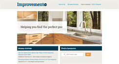 Desktop Screenshot of improvement.com